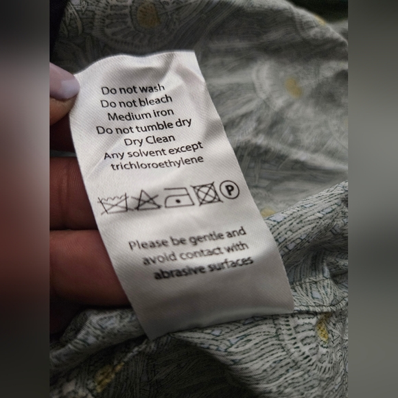 Nackiye Top Grand Bazaar In Aqua Peacoack 38 Sz US 6 Missing Pin READ - Picture 7 of 8